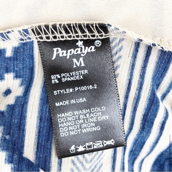 Papaya tribal print strapless jumpsuit - Picture 6 of 8